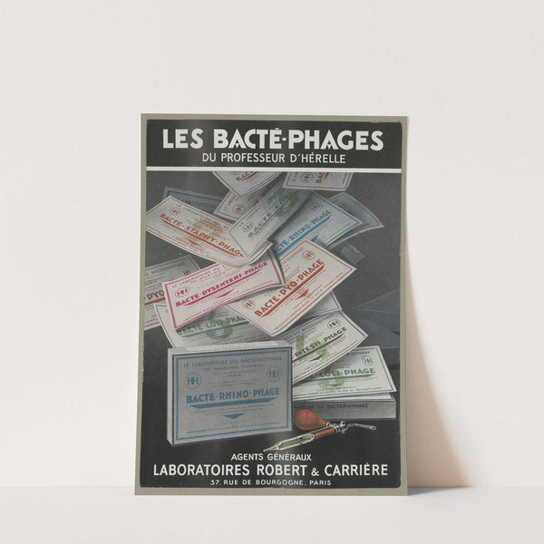Les Bacté-phages du professeur d’Hérelle (1910-1950) by Laboratoires Robert & Carrière