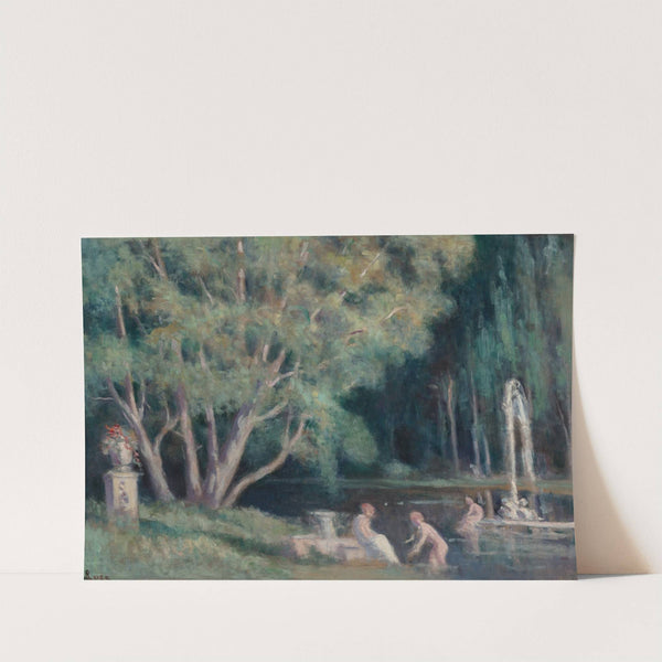 Les baigneurs au jet d’eau by Maximilien Luce