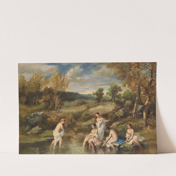 Les Baigneuses by Narcisse-Virgile Diaz de La Peña