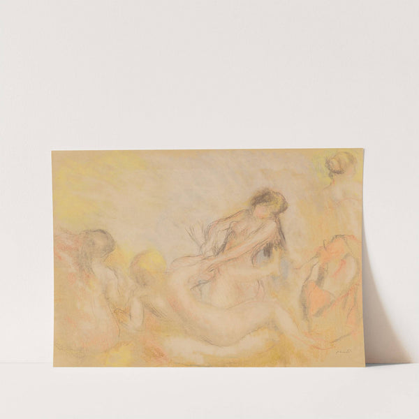 Les Baigneuses au crabe, I by Pierre-Auguste Renoir