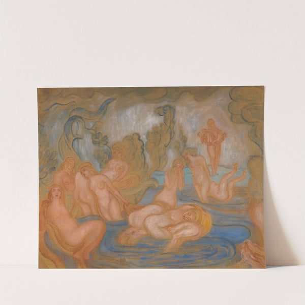 Les Baigneuses (Lignes Courbes Et Ondulées) by James Ensor