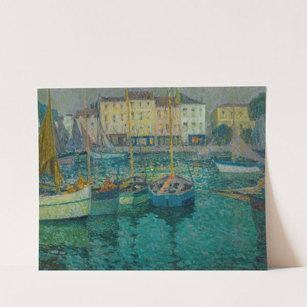 Les Barques À La Rochelle by Henri Le Sidaner