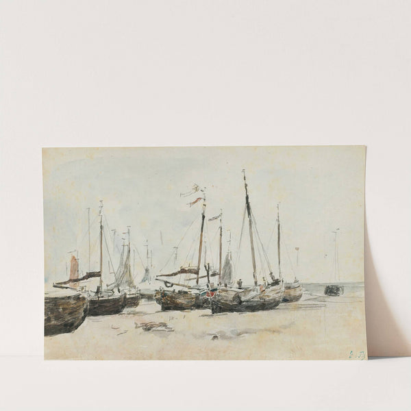 Les Bateaux by Eugène Boudin