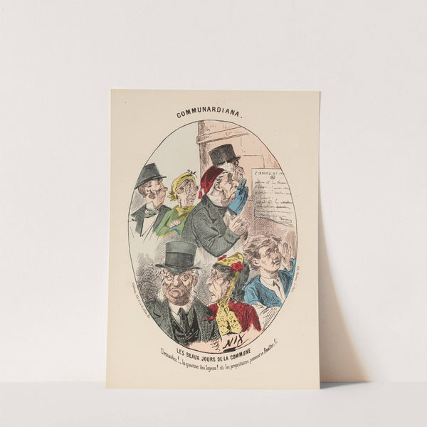 Les beaux jours de la Commune Demandez. la question des loyers où les propriétaires peuv (1871) by Henri Demare