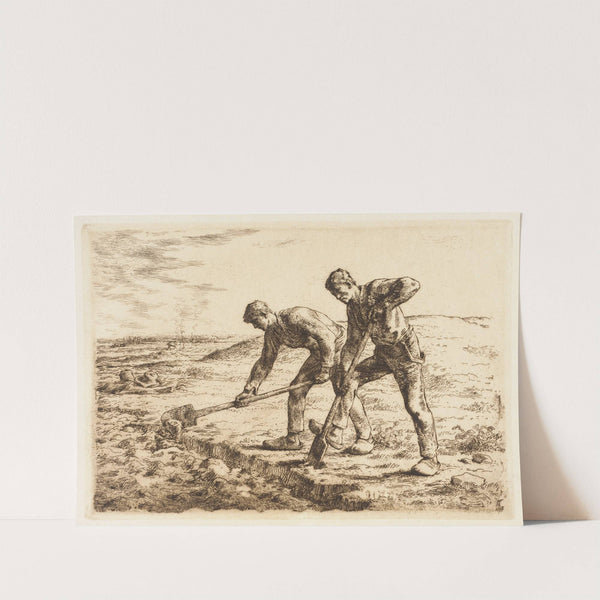 Les Bêcheurs by Jean-François Millet