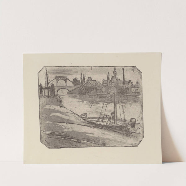Les berges à Rouen (1893) by Camille Pissarro