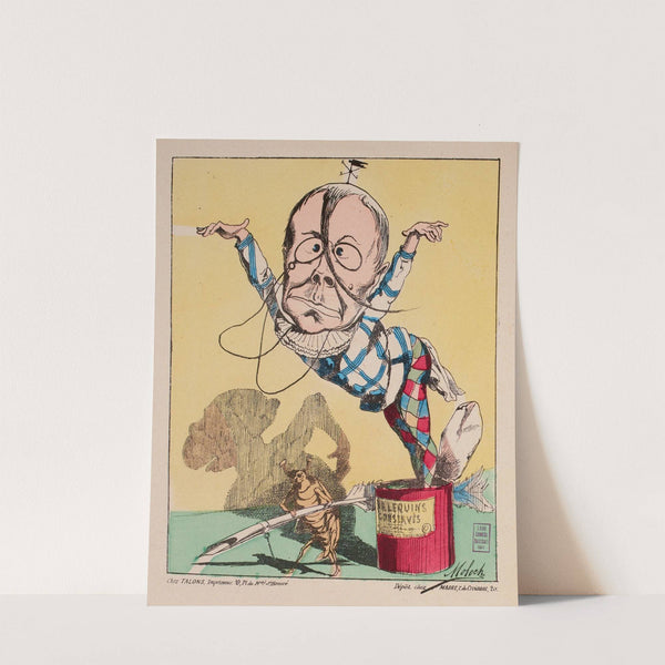 Les binettes du jour. (1) Emile de Girardin. Confiance Confiance by Moloch (Alphonse Hector Colomb)