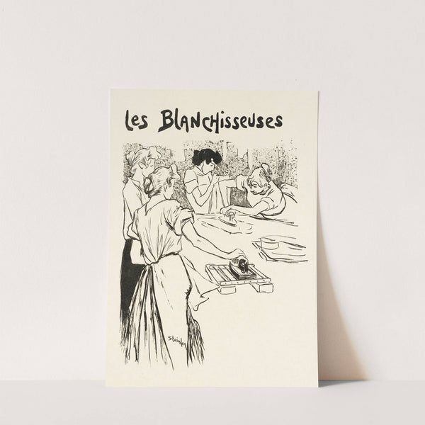Les Blanchisseuses by Théophile Alexandre Steinlen