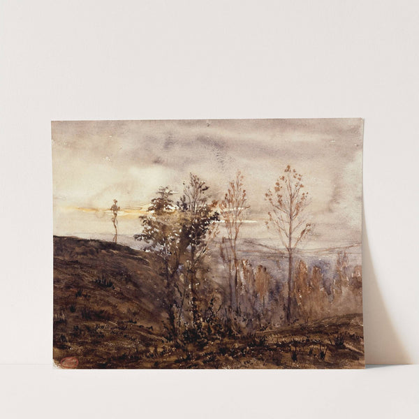 Les bois de Sèvres by Paul Huet