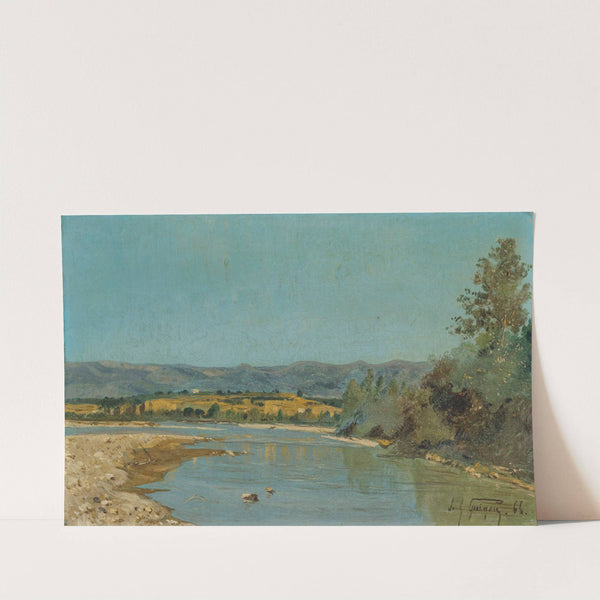 Les Bords de la Durance à Puyvert (1866) by Paul-Camille Guigou