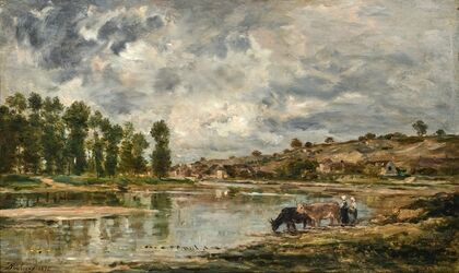 Les bords de la Loire près de Nantes (1875)