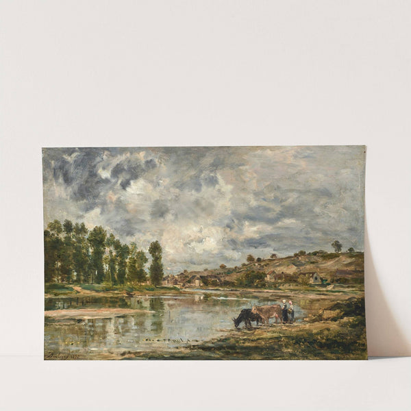 Les bords de la Loire près de Nantes (1875) by Charles François Daubigny