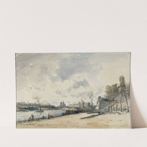 Les bords de la Seine et le Pont de Sully by Frank Myers Boggs