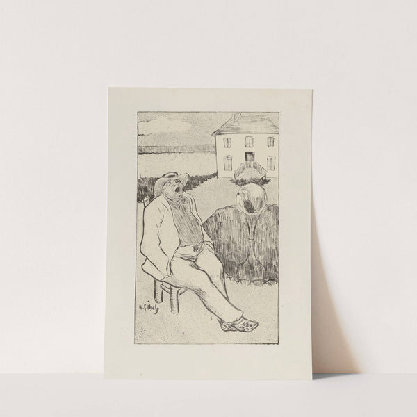 Les Bornes (1895-1900) by Henri-Gabriel Ibels