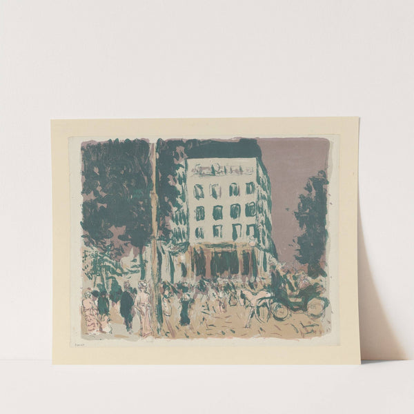 Les boulevards (1900) by Pierre Bonnard