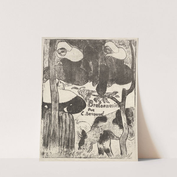 Les Bretonneries – Title Page (1889) by Emile Bernard