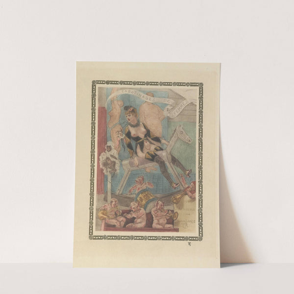 Les Cabotinages de l’Amour (1896) by Félicien Rops