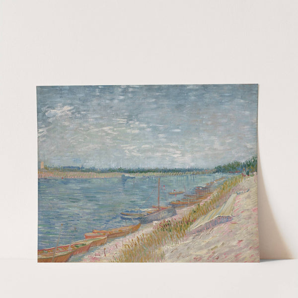 Les canots amarrés (1887) by Vincent van Gogh