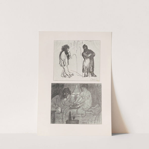 Les caricatures de Puvis de Chavannes Pl.01 by Pierre Puvis de Chavannes