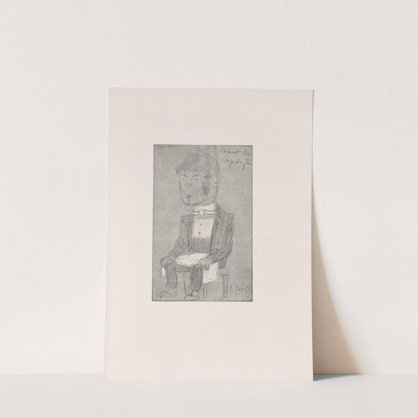 Les caricatures de Puvis de Chavannes Pl.02 by Pierre Puvis de Chavannes