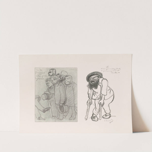 Les caricatures de Puvis de Chavannes Pl.03 by Pierre Puvis de Chavannes