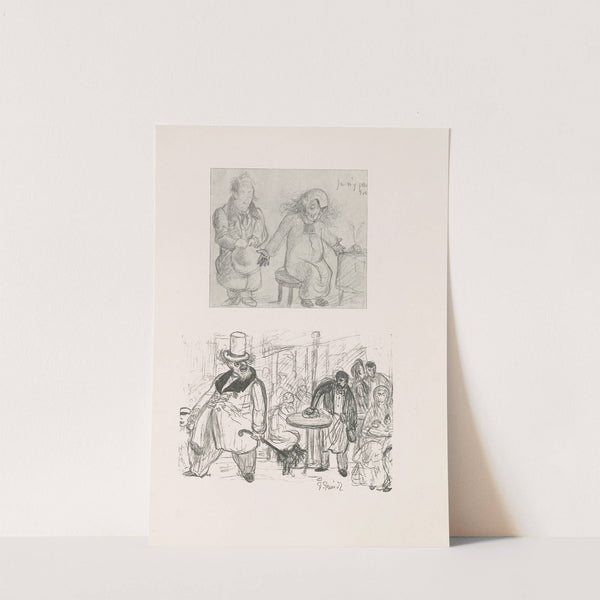 Les caricatures de Puvis de Chavannes Pl.04 by Pierre Puvis de Chavannes
