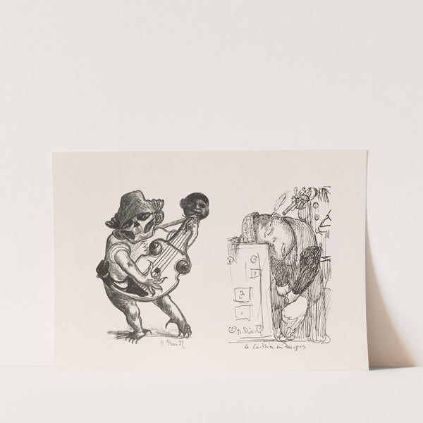 Les caricatures de Puvis de Chavannes Pl.05 by Pierre Puvis de Chavannes