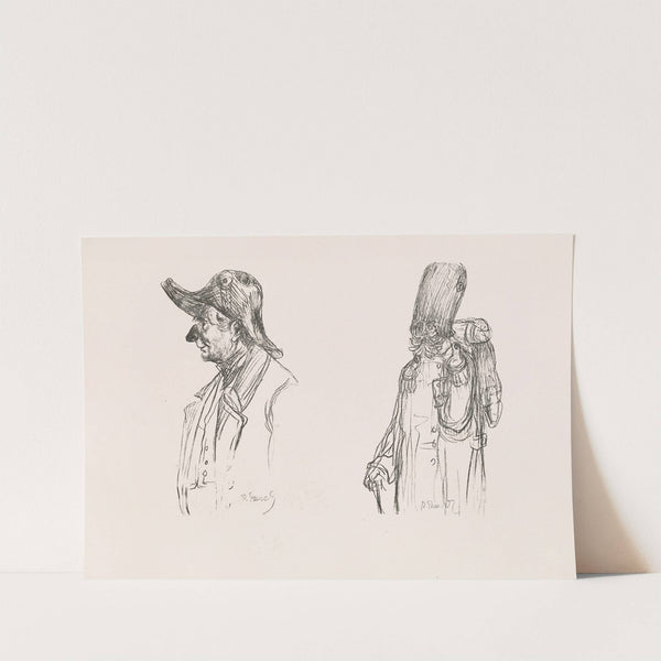 Les caricatures de Puvis de Chavannes Pl.06 by Pierre Puvis de Chavannes