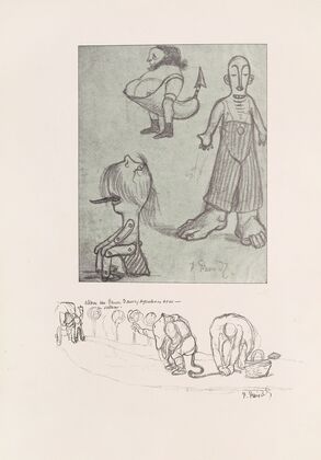 Les caricatures de Puvis de Chavannes Pl.11