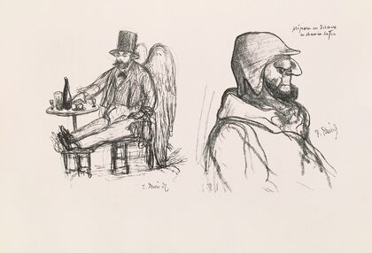 Les caricatures de Puvis de Chavannes Pl.14