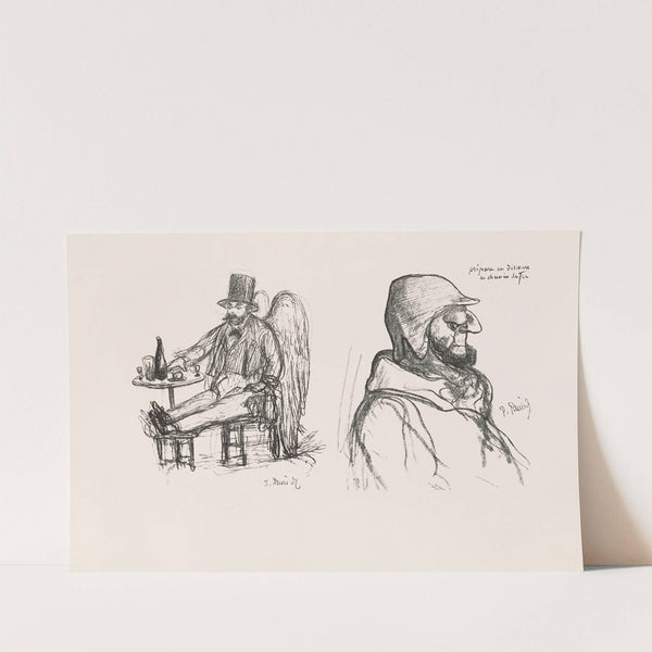 Les caricatures de Puvis de Chavannes Pl.14 by Pierre Puvis de Chavannes