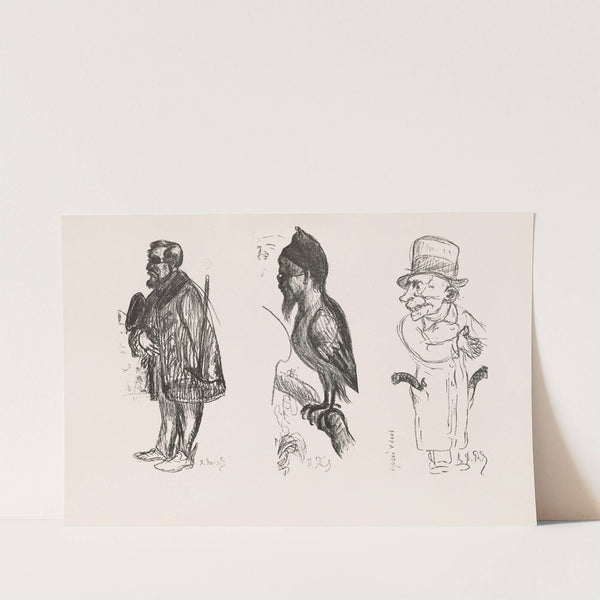 Les caricatures de Puvis de Chavannes Pl.16 by Pierre Puvis de Chavannes