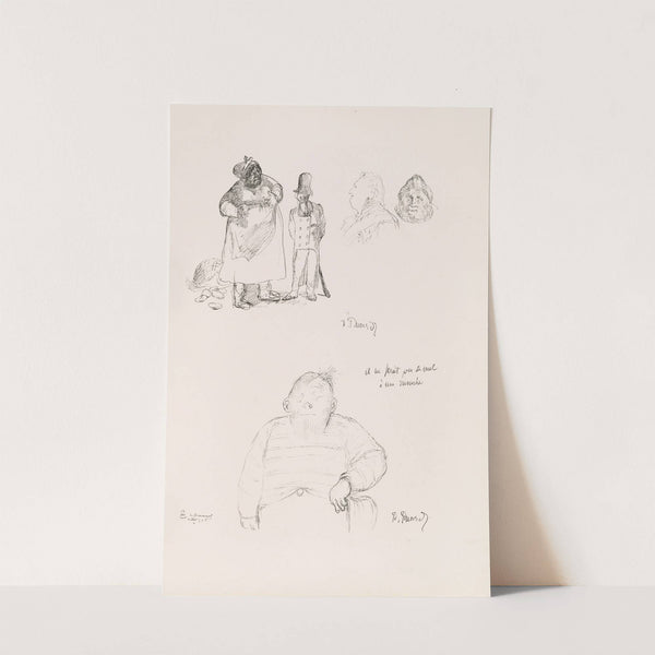 Les caricatures de Puvis de Chavannes Pl.18 by Pierre Puvis de Chavannes