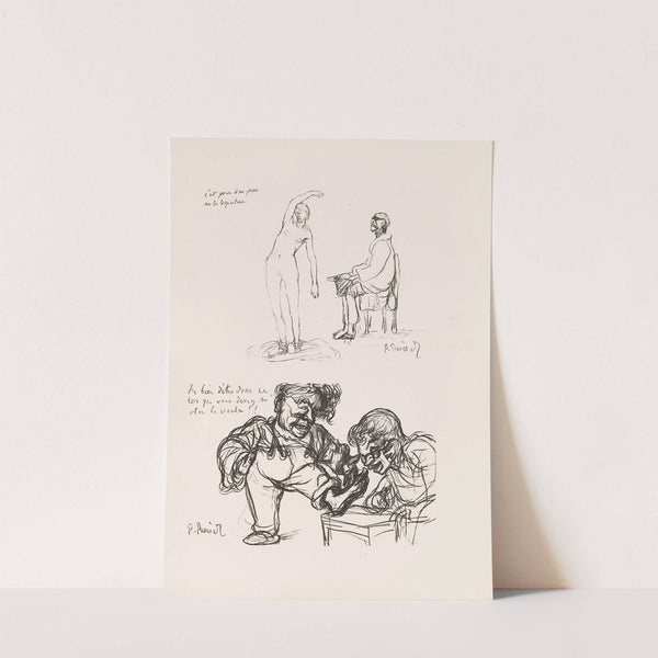 Les caricatures de Puvis de Chavannes Pl.22 by Pierre Puvis de Chavannes