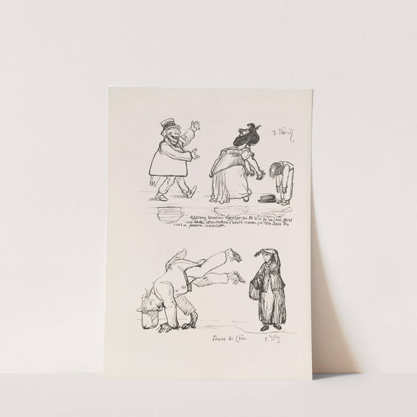 Les caricatures de Puvis de Chavannes Pl.23 by Pierre Puvis de Chavannes