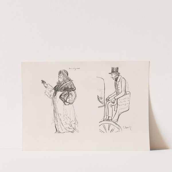 Les caricatures de Puvis de Chavannes Pl.24 by Pierre Puvis de Chavannes