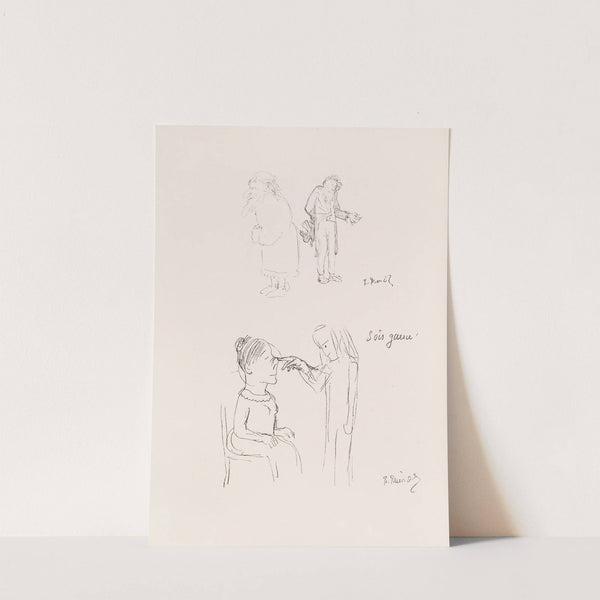 Les caricatures de Puvis de Chavannes Pl.27 by Pierre Puvis de Chavannes