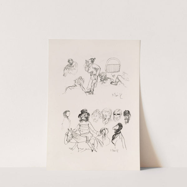 Les caricatures de Puvis de Chavannes Pl.29 by Pierre Puvis de Chavannes