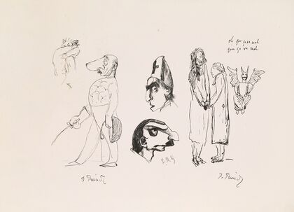 Les caricatures de Puvis de Chavannes Pl.31