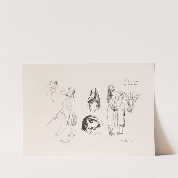 Les caricatures de Puvis de Chavannes Pl.31 by Pierre Puvis de Chavannes