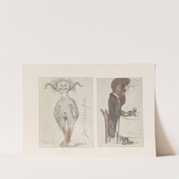 Les caricatures de Puvis de Chavannes Pl.33 by Pierre Puvis de Chavannes