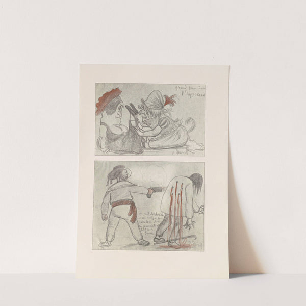 Les caricatures de Puvis de Chavannes Pl.36 (1906) by Pierre Puvis de Chavannes