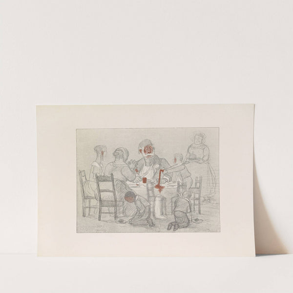 Les caricatures de Puvis de Chavannes Pl.39 (1906) by Pierre Puvis de Chavannes