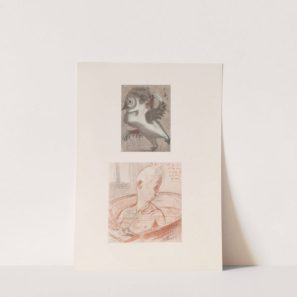 Les caricatures de Puvis de Chavannes Pl.40 (1906) by Pierre Puvis de Chavannes