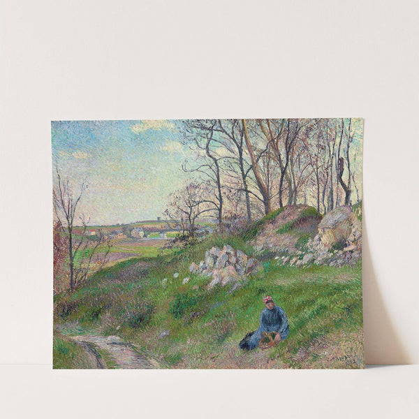 Les carrières du Chou, Pontoise (1882) by Camille Pissarro