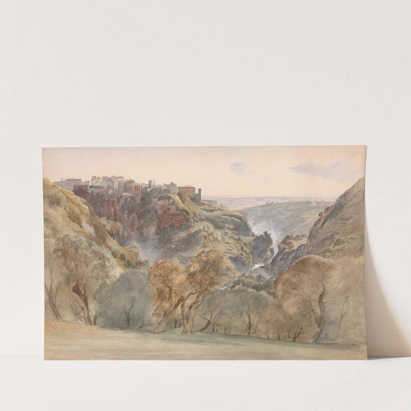 Les cascatelles de Tivoli by Jean-Achille Benouville