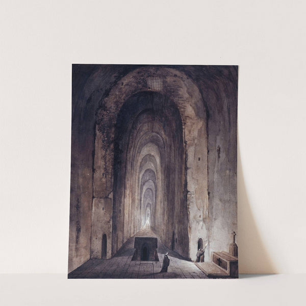 Les Catacombes de Saint-Agnès à Naples (1804) by François-Marius Granet