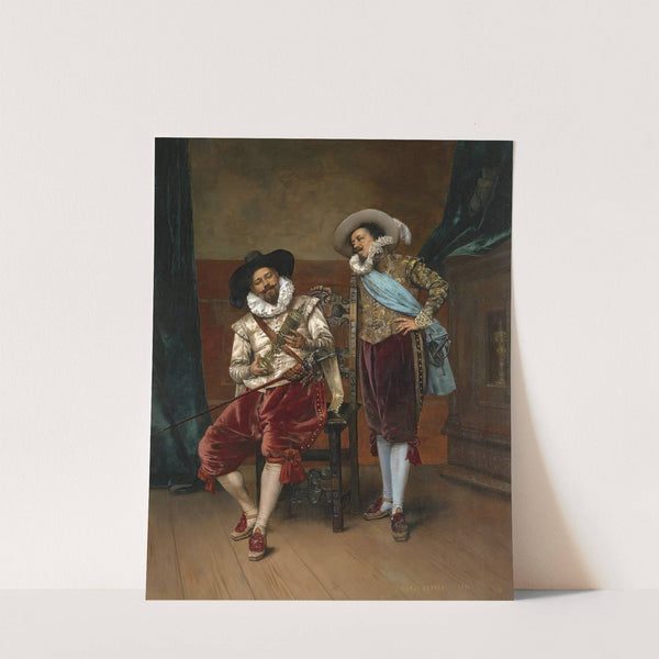 Les Cavaliers (1891) by Adolphe-Alexandre Lesrel