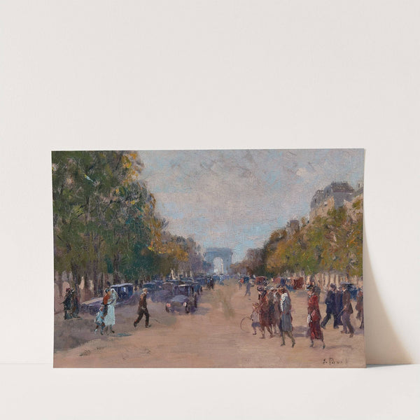 Les Champs-Elysées by Elie Anatole Pavil
