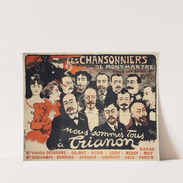 Les Chansonniers De Montmartre Tous Les Soirs A by Jules-Alexandre Grün